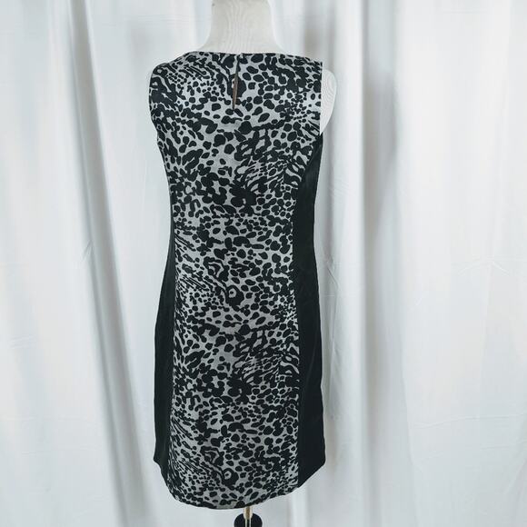 Ann Taylor Silk Sheath Dress Cheetah Print - Picture 2 of 2